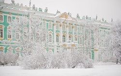 Musée de l'Ermitage en hiver