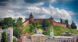 Nijni Novgorod ville étape du Transsibérien