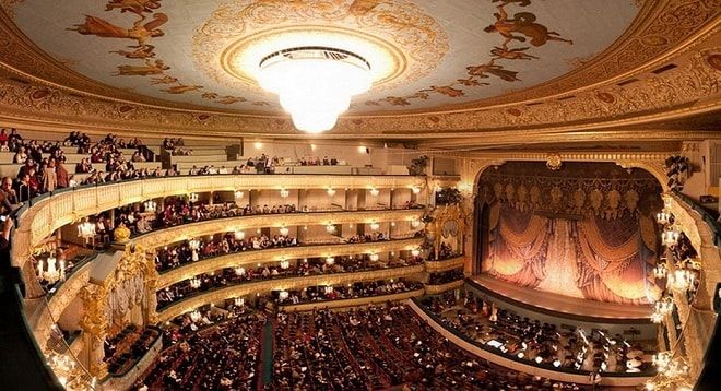 L’intérieur du théâtre Mariinsky