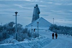 Alyocha - le monument aux défenseurs de l'Arctique