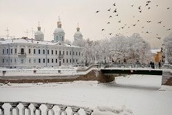 L'hiver à Saint-Pétersbourg