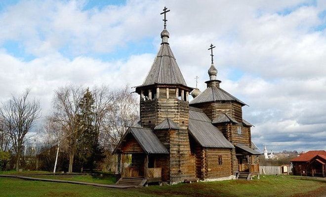 Le musée de l’architecture en bois de Souzdal, Russie