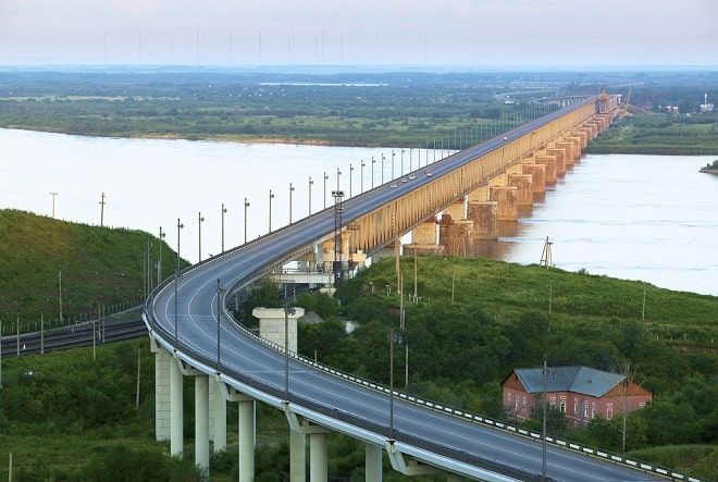 Pont sur le fleuve Amour